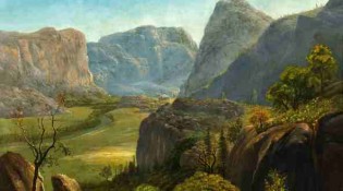 Bierstadt-paintings-fetch-$4-million-at-Reno-Auction,. The Hetch Hetchy Valley by Bierstadt