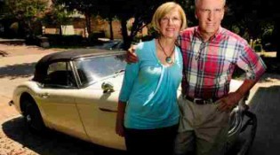 Man finds stolen car 42 years later. Lucky Bob Russell with his car.