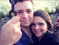 photo of Clint Heichel and his wife Whitney Heichel who has been reported missing in Oregon