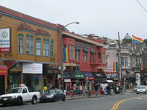 English: Castro Street in San Francisco Català...