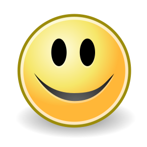 An emoticon with a smile. For more emoticons i...