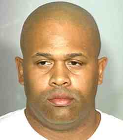 mugshot photo of violent Arizona fugitive Michael Hall who was arrested in Las Vegas