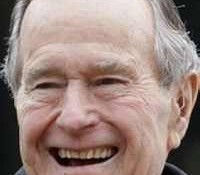 George H.W> Bush is recovering and has been moved out of internsive care.