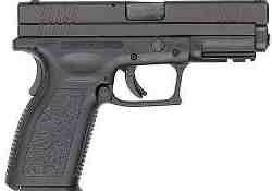 Las Vegas movie theater shooting suspect sought. Photo of handgun.