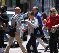 a texting while walking ban is being proposed in Nevada