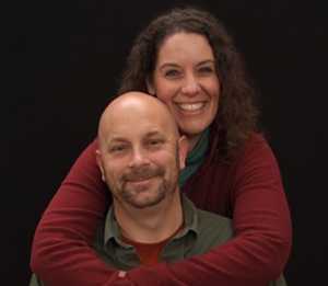 Hero teacher Mike Landsberry, pictured with wife Sharon, was killed during the Sparks Middle School shooting.