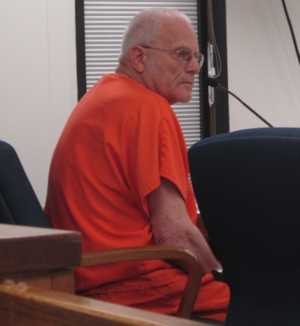 Gerald Uden appears in court. Uden, 71, was sentenced to life in the cold case murder of his former life and her two children.