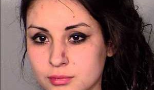 Sarah Chavez Las Vegas booking photo.Arrested in fatal stabbing at Champagne's Cage.