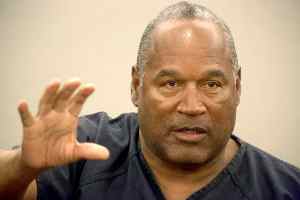 A much heavier OJ Simpson at 2013 evidentiary hearing.