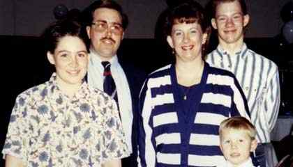 A photo of Bruce miller, who was murdered by wife Sharee Miller, and his family.