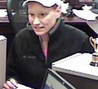 Las Vegas female bank robbery suspect sought in Jan, 23 holdup.