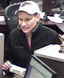 Las Vegas female bank robbery suspect sought in Jan, 23 holdup.