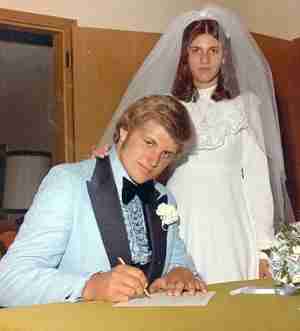 Wedding photo of Keith and Rose jesperson