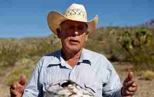 Photo of Clive Bundy who was involved in the BLM standoff  over his cattle.
