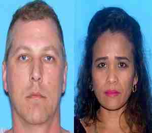 Karl Menz and Virginia Lynch of Florida were arrested in Henderson, Nev.