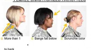 So far white women are not starting a petition about the new Army grooming standards.