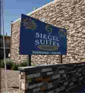 Siegel Suites Las Vegas located across from McDonald's on West Sahara Ave.